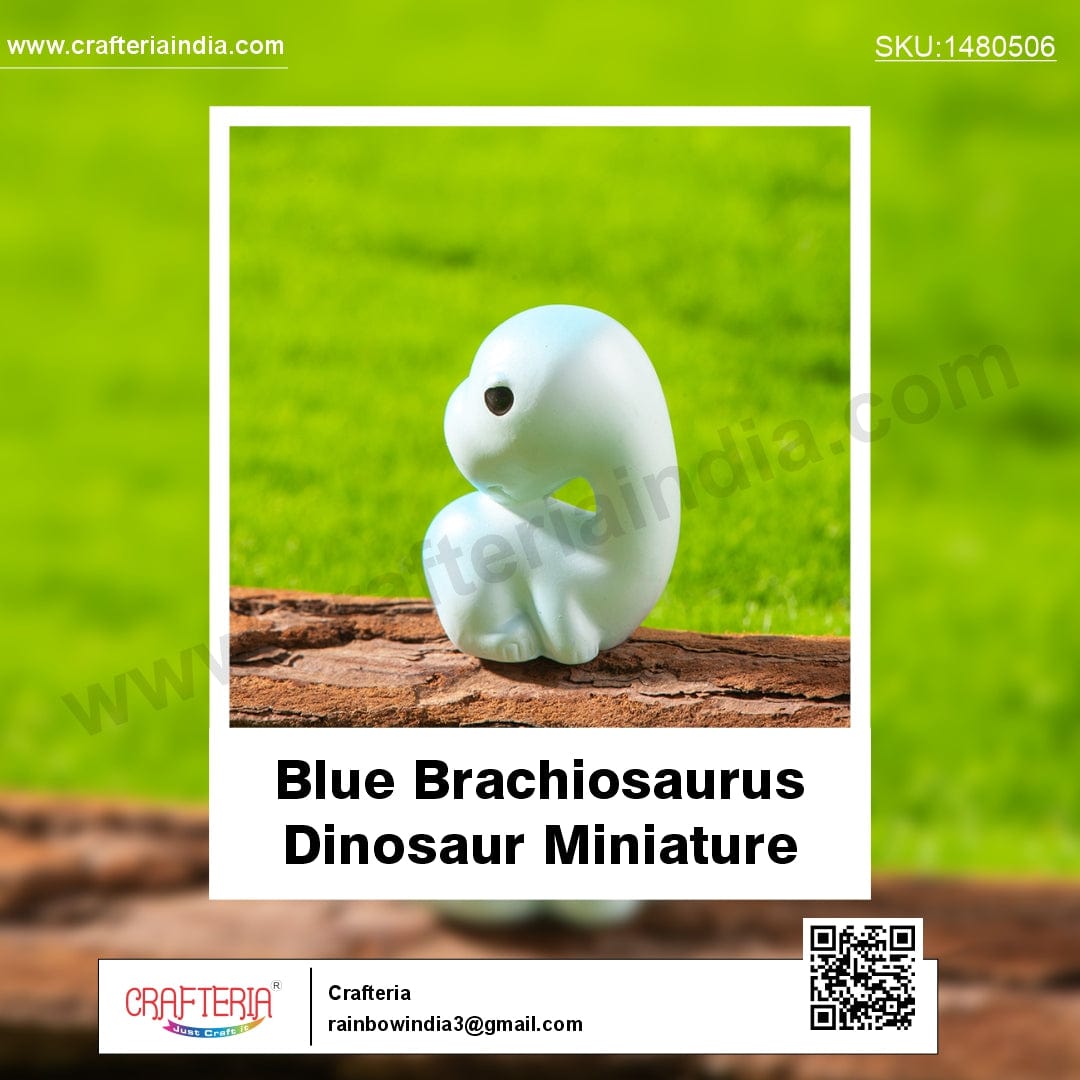 Blue Brachiosaurus Dinosaur