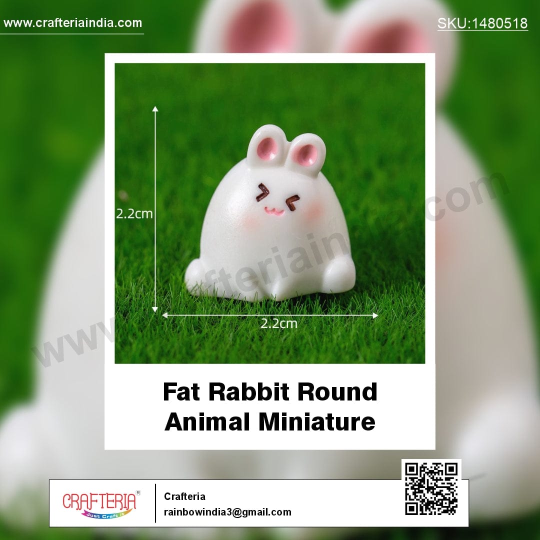 Fat Rabbit Round Animal