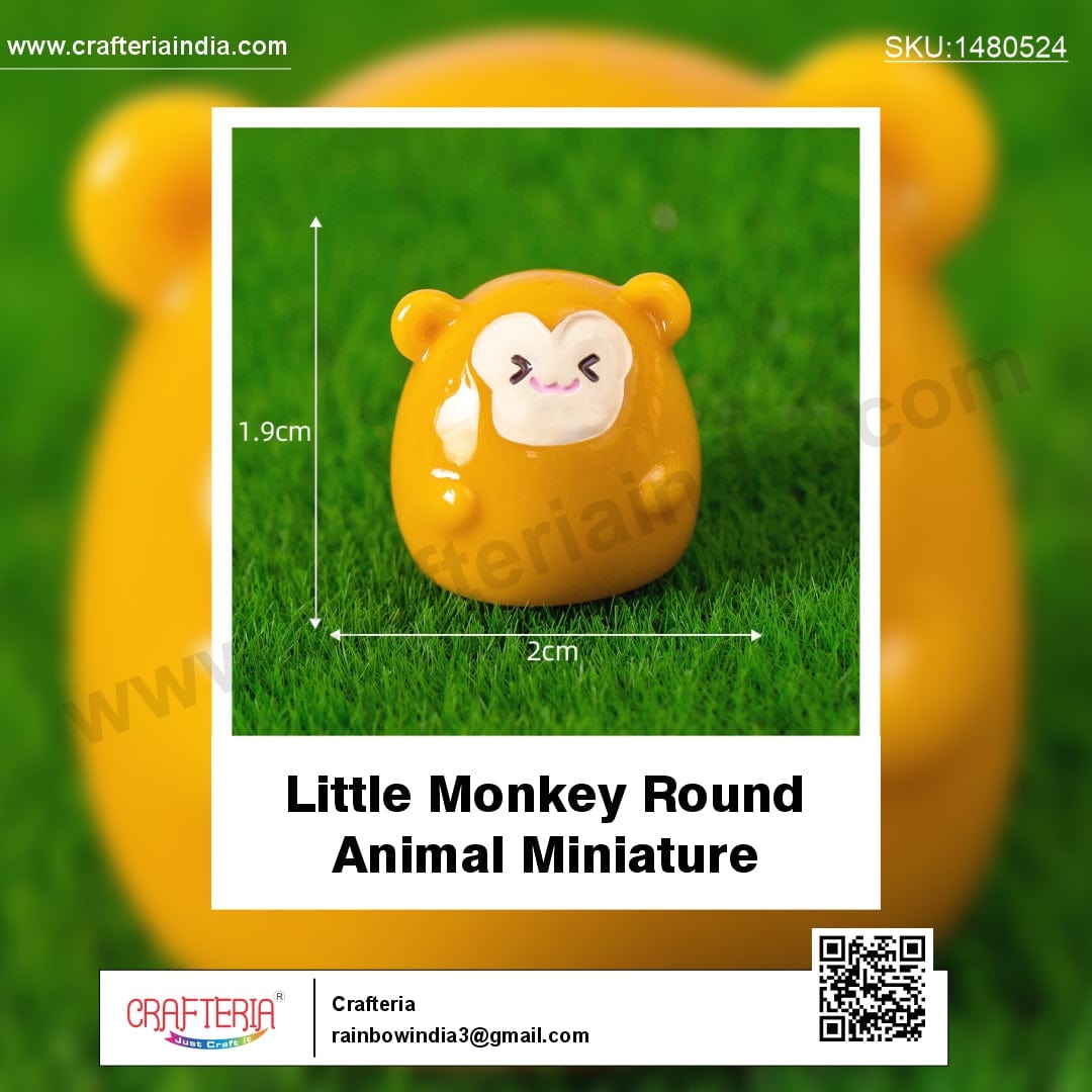 Little Monkey Round Animal