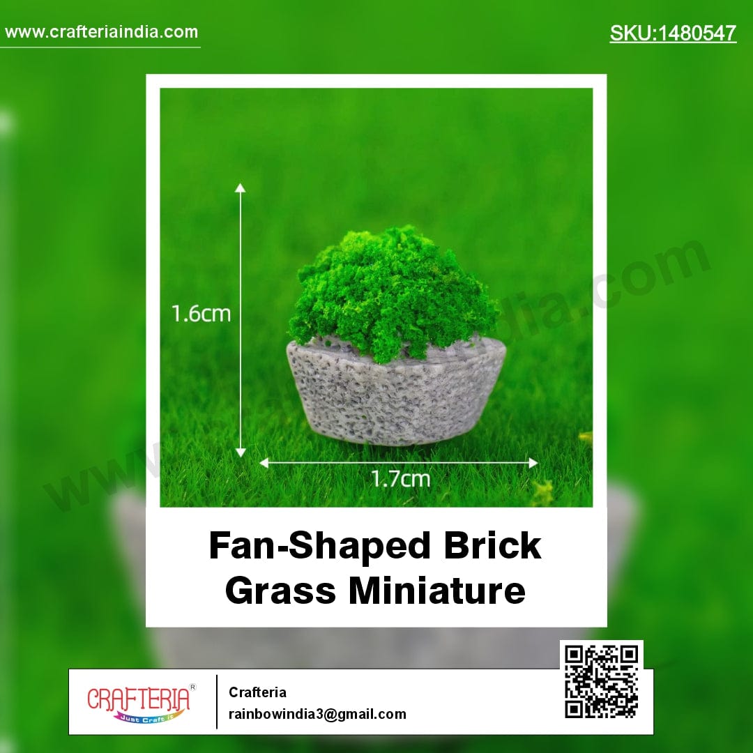 Fan-Shaped Brick Grass