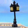 Light Yellow Retro Street Light (Light On Both Side)