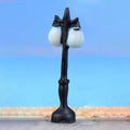 Double Bulb Light Blue Street Light