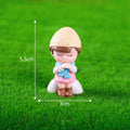 Beige Hat Girl Miniature