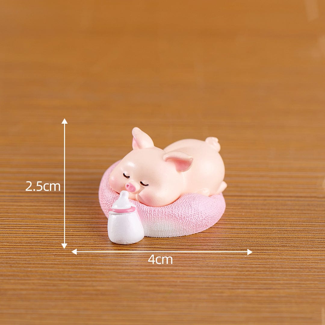 Pig Sleeping On Pillow