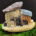 Small House Stone Roof Miniature