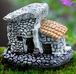 Small Gray House Miniature