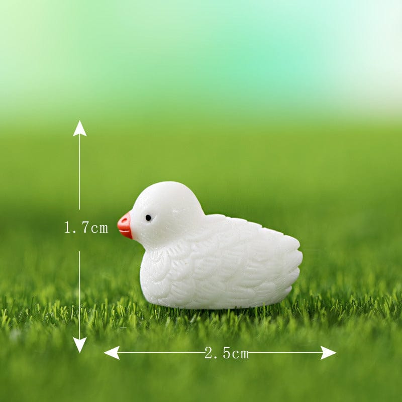 Large White Duck Miniature