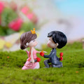 2 Pcs Dream Cute Couple Proposing Set