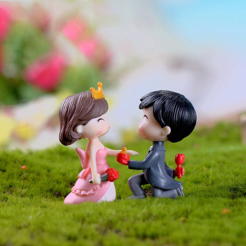 2 Pcs Dream Cute Couple Proposing Set
