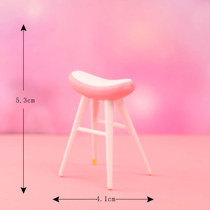 Pink Stool Miniature