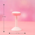 Pink Round Stool Miniature
