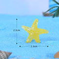 Yellow Crystal Starfish Miniature
