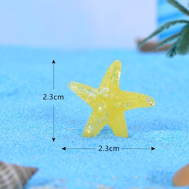 Yellow Crystal Starfish Miniature