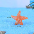 Orange Crystal Starfish Miniature
