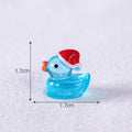 Blue Christmas Flash Duck Miniature