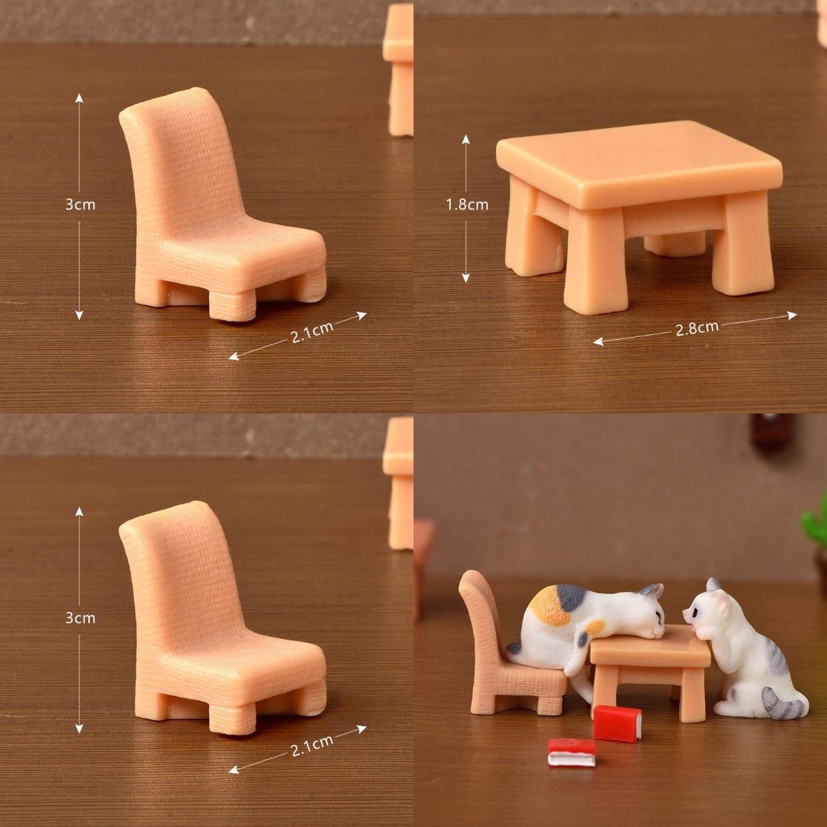 Cat & Table Miniature