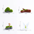 4Pcs Garden Mix Miniature