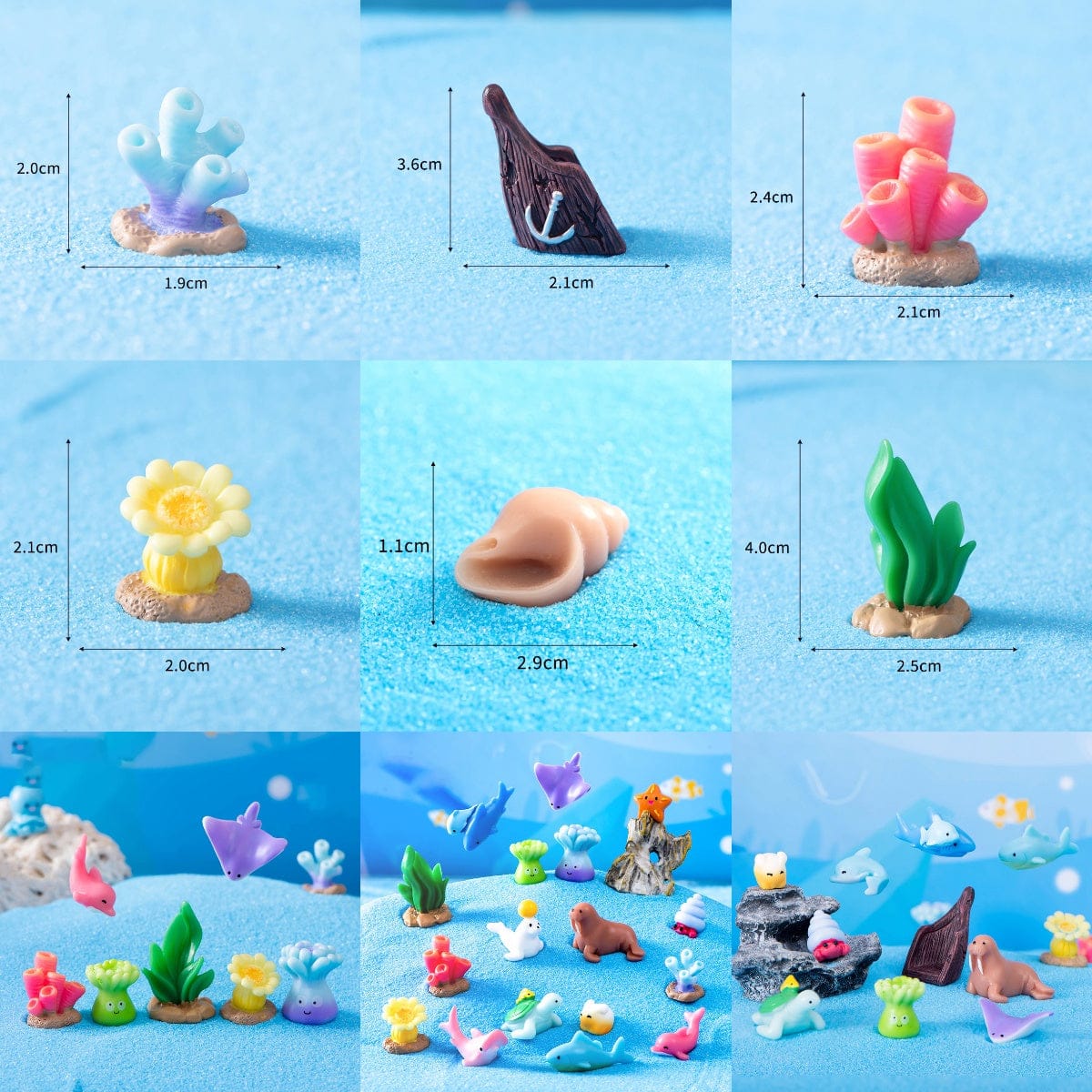 Ocean Theme Decoration Miniatures