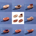 8Pcs Boat Miniature