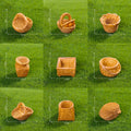 9Pcs Basket Miniatures