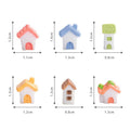 6Pcs Mini House Miniatures