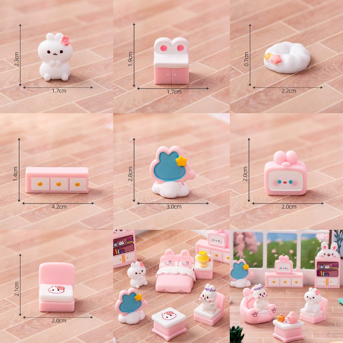 Pink Kitty Furniture Set