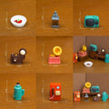 7Pcs Home Appliance Miniature
