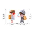 3Pcs Couple Taking Selfie With Their Pet Miniature