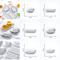 6Pcs Serving Tray Miniatures (In Metal Colour)