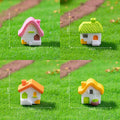 4Pcs Mini House Miniatures