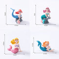 4Pcs Mermaid Miniature