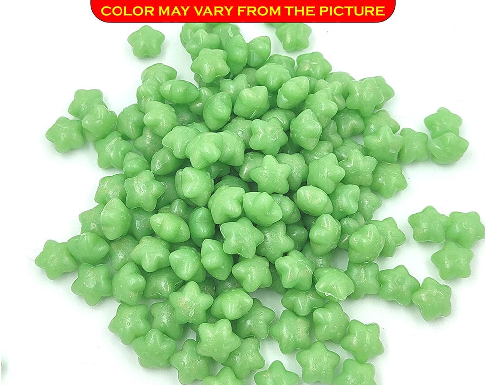 Wax Seal Beads Sparkle Green 34