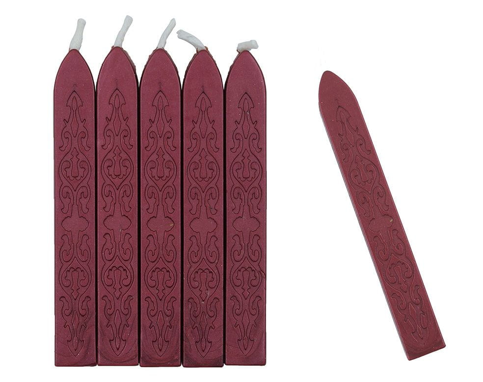 1 Pc Metallic Maroon Wax Stick