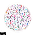 Idly Abcd Alphabet Beads (Wt+Col)