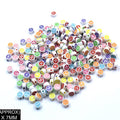 Idly Abcd Alphabet Beads (Wt+Col Highlight Wt)