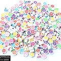 Wt Idly Abcd Alphabet Beads (Col+Wt)