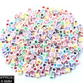 Square Heart, Flower Etc. Beads (Wt+Col)