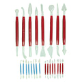 8 Pcs Clay Tools Blister Pkt