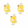 Chicken Enamel Pendant Charms