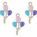 Balloon Enamel Pendant Charms - A
