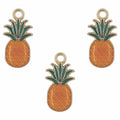 Pineapple Enamel Pendant Charms