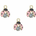 Ladybug Enamel Pendant Charms