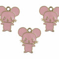 Mouse Enamel Pendant Charms