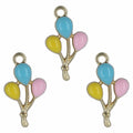 Balloon Enamel Pendant Charms - B