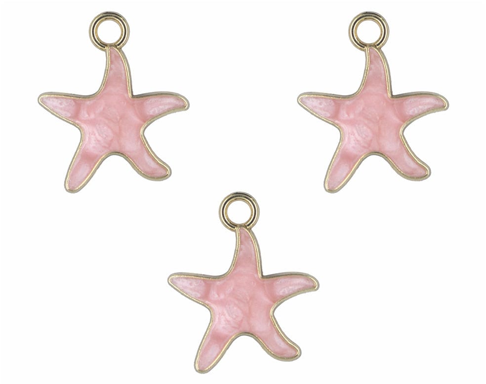 Starfish Enamel Pendant Charms