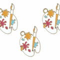 Palette Enamel Pendant Charms