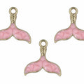Mermaid Tail Enamel Pendant Charms