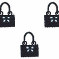 Black Dollhouse Metal Handbag