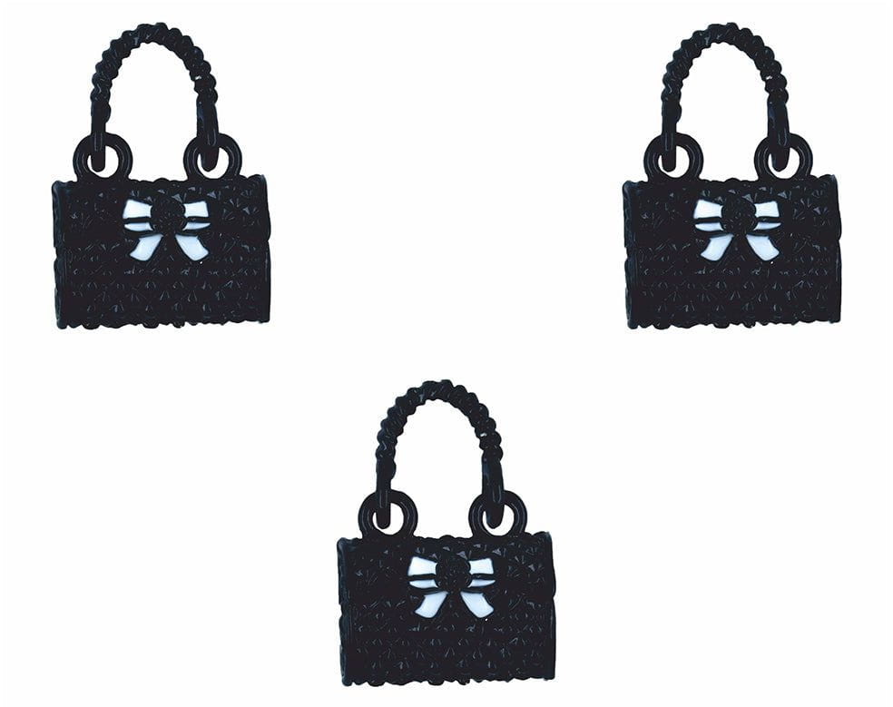 Black Dollhouse Metal Handbag