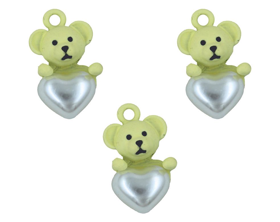 Yellow Teddy With Heart